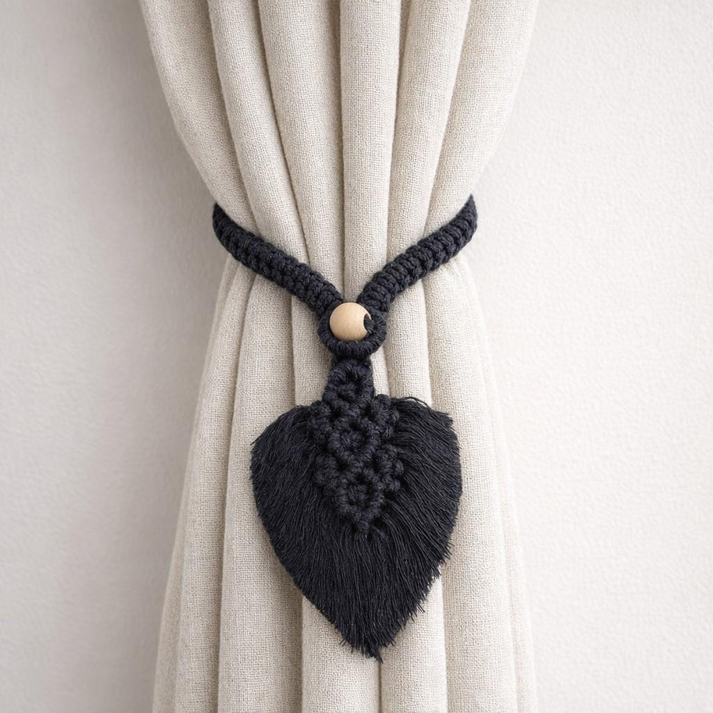 Embrasse rideau feuille