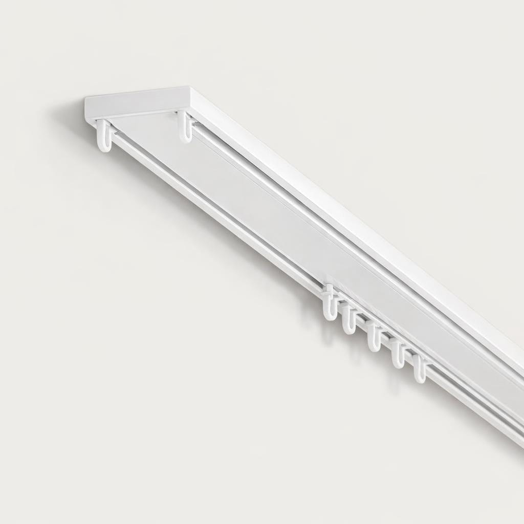 Rail double pour rideaux