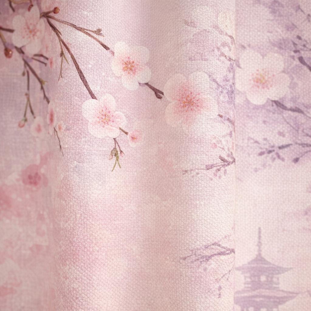 Rideau cerisier japonais