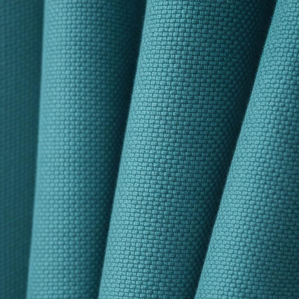 Rideau occultant bleu canard