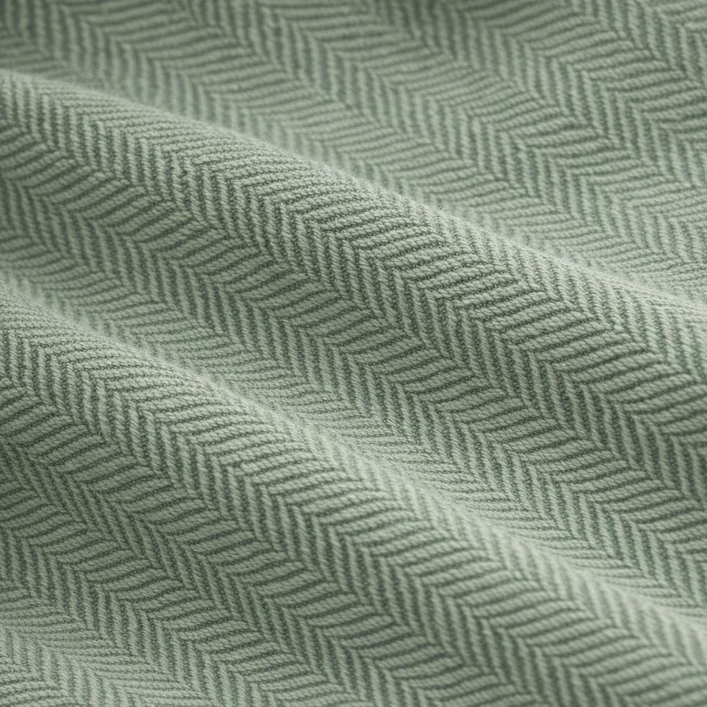 Rideau occultant vert d'eau