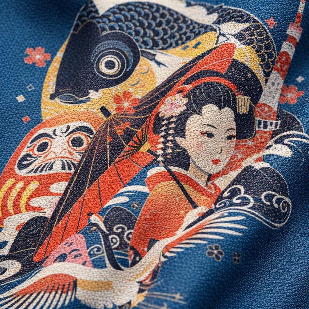 Rideau panneau japonnais