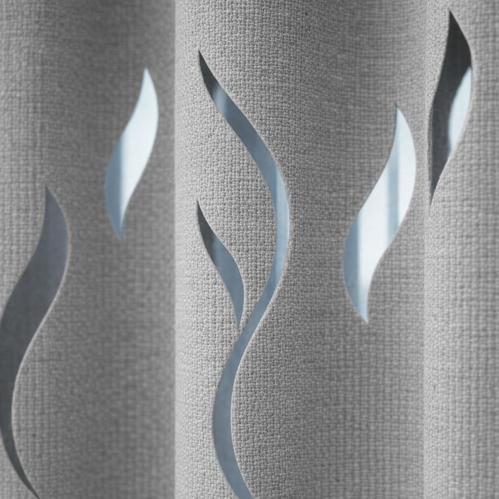 Rideaux moderne pour baie vitrée