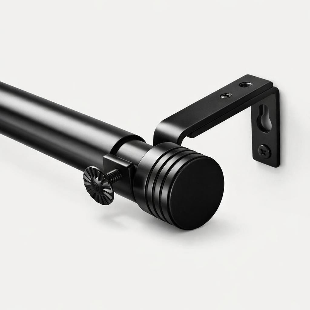 Tringle rideau noir