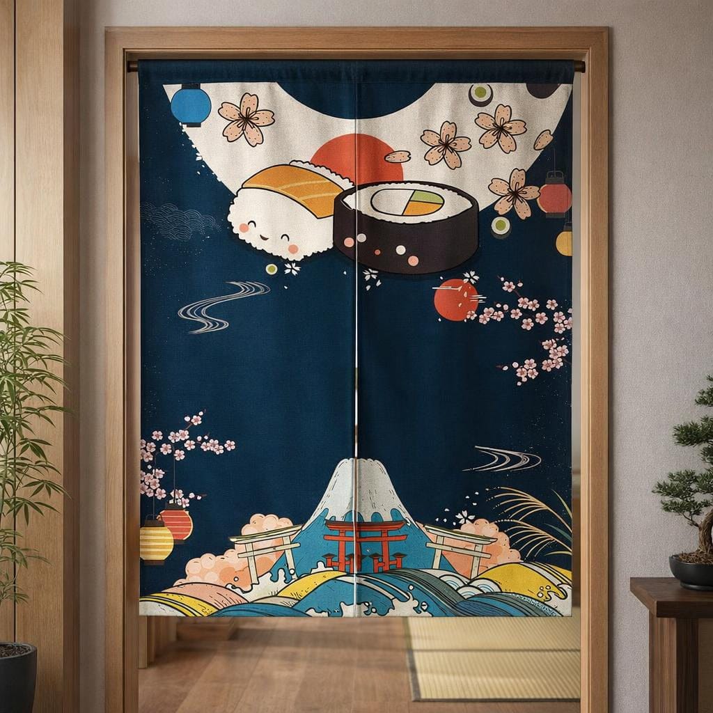 Deco rideaux japonais