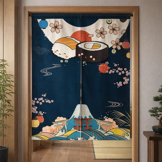 Deco rideaux japonais