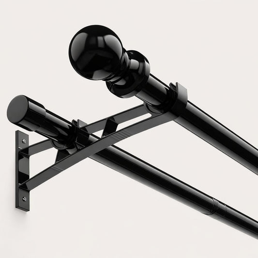 Double tringle rideau