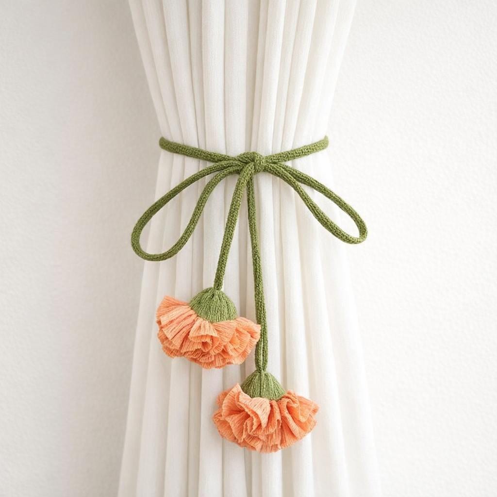 Embrasse rideau en tissu