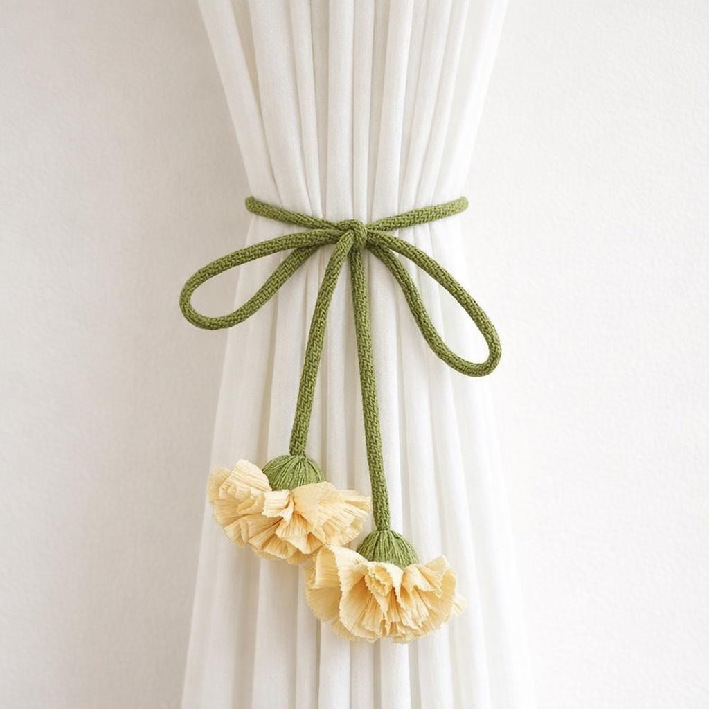 Embrasse rideau en tissu