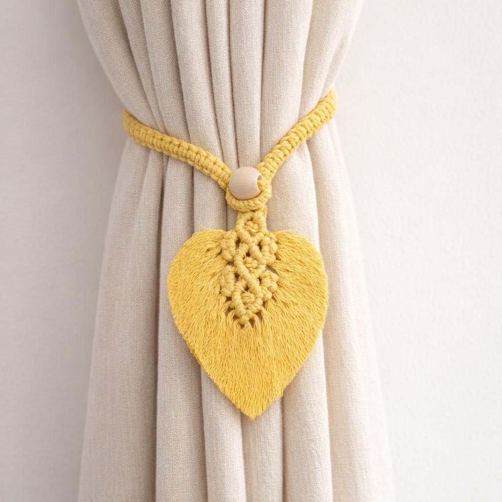 Embrasse rideau feuille