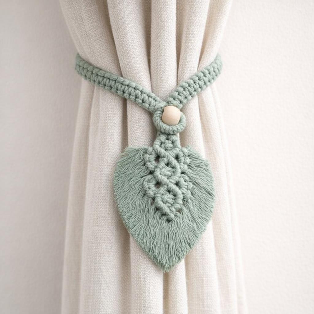 Embrasse rideau feuille