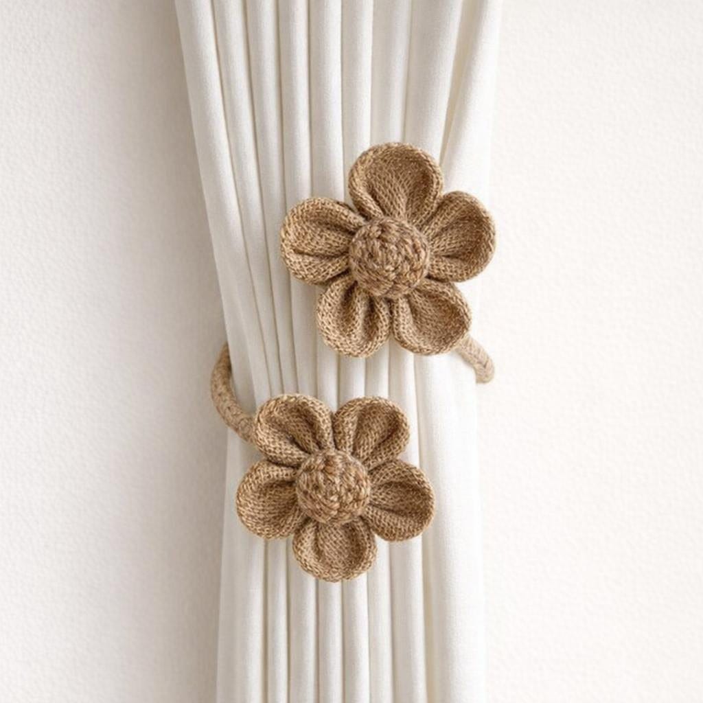 Embrasse rideau fleur