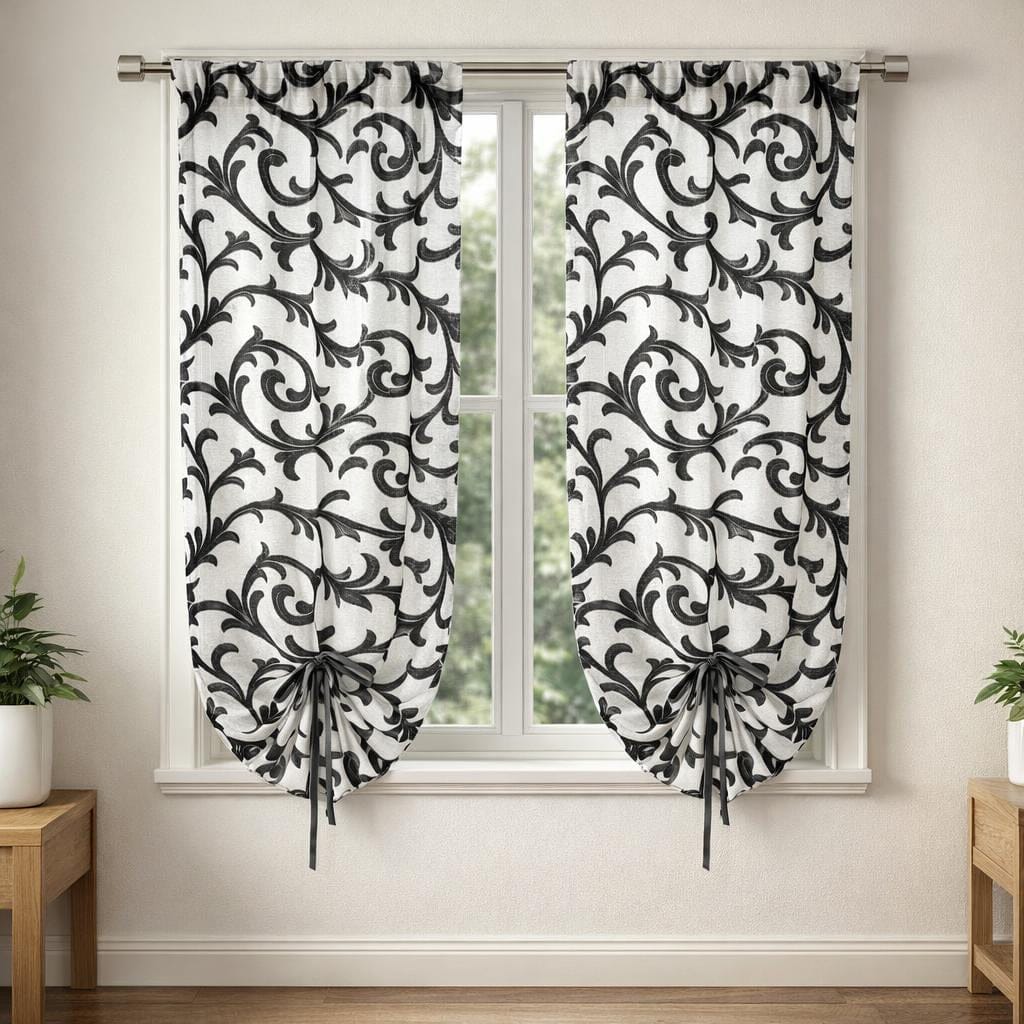 Petit rideau voilage