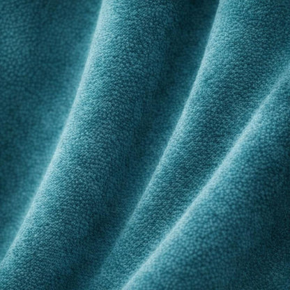 Rideau bleu canard velour