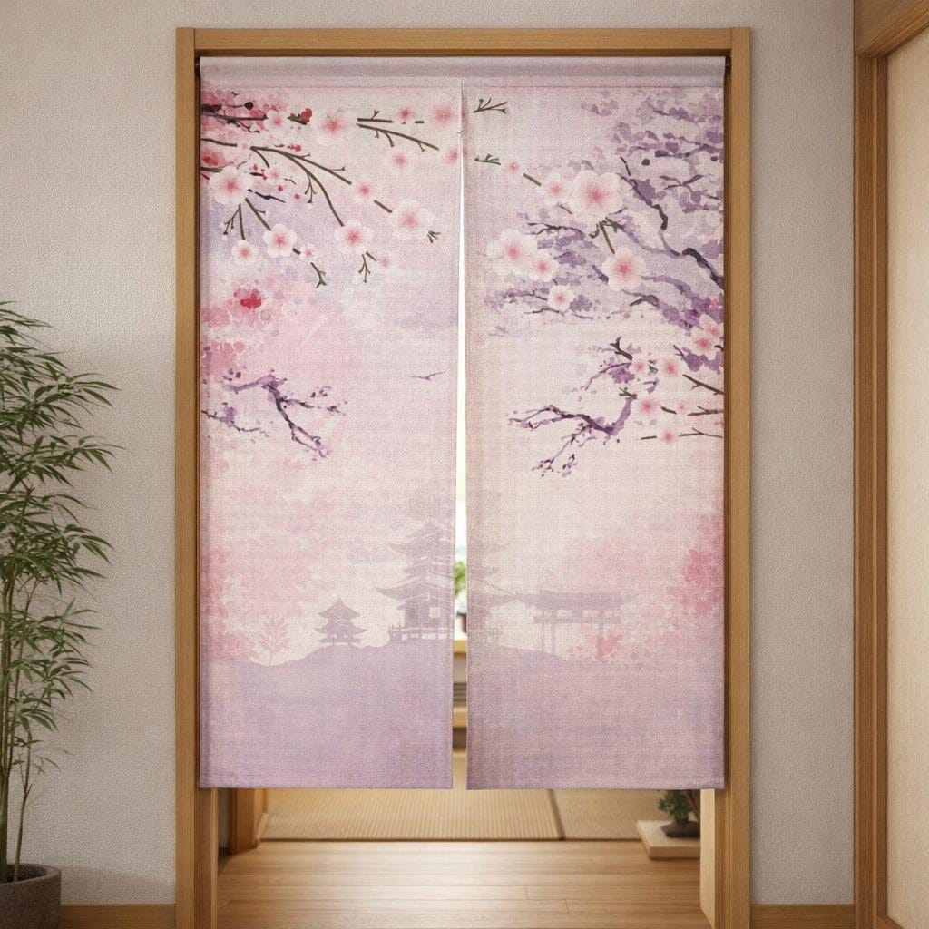 Rideau cerisier japonais