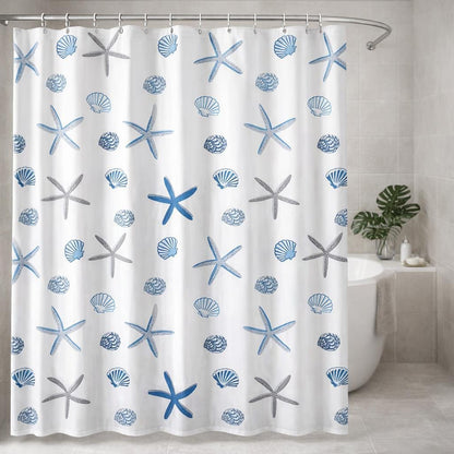 Rideau de douche blanc