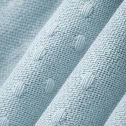 Rideau de douche bleu