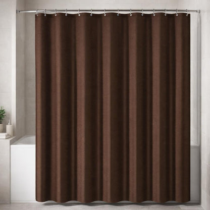 Rideau de douche marron