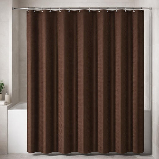 Rideau de douche marron
