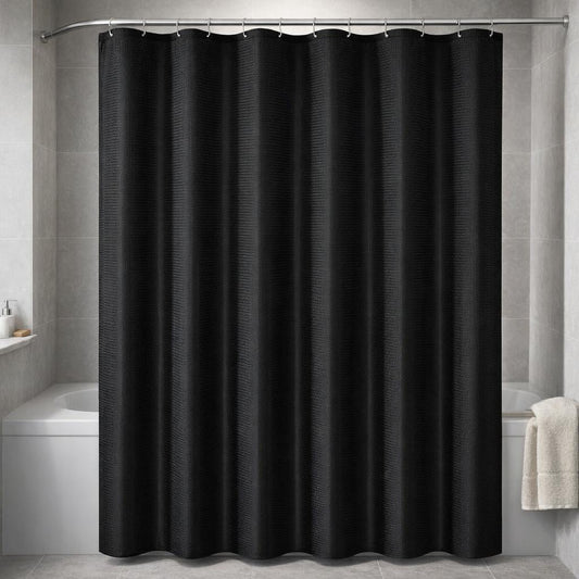 Rideau de douche noir