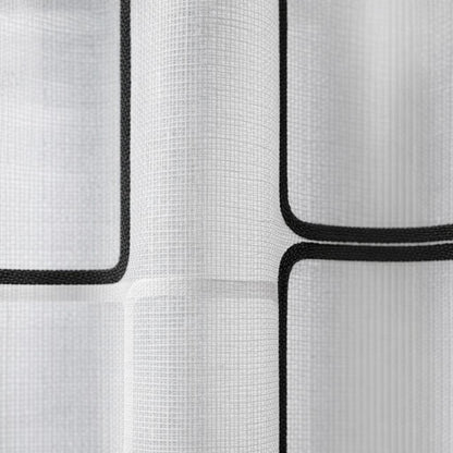 Rideau de douche transparent