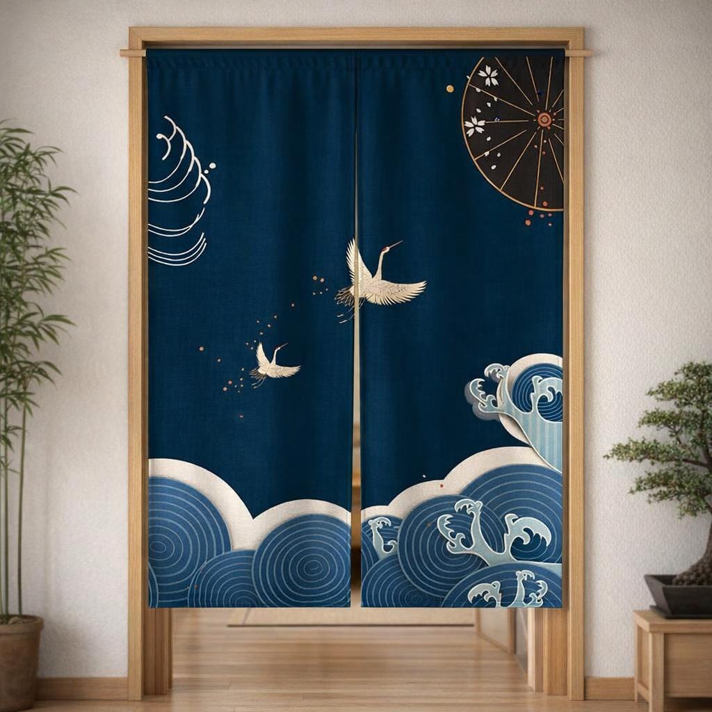 Rideau de porte japonais