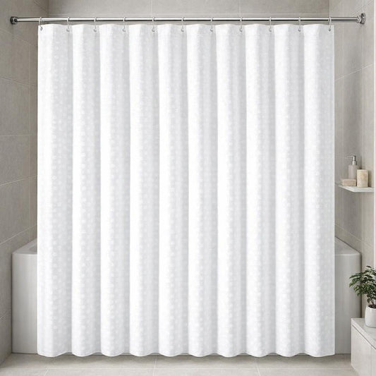 Rideau douche blanc