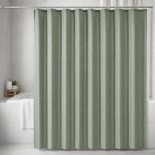 Rideau douche vert