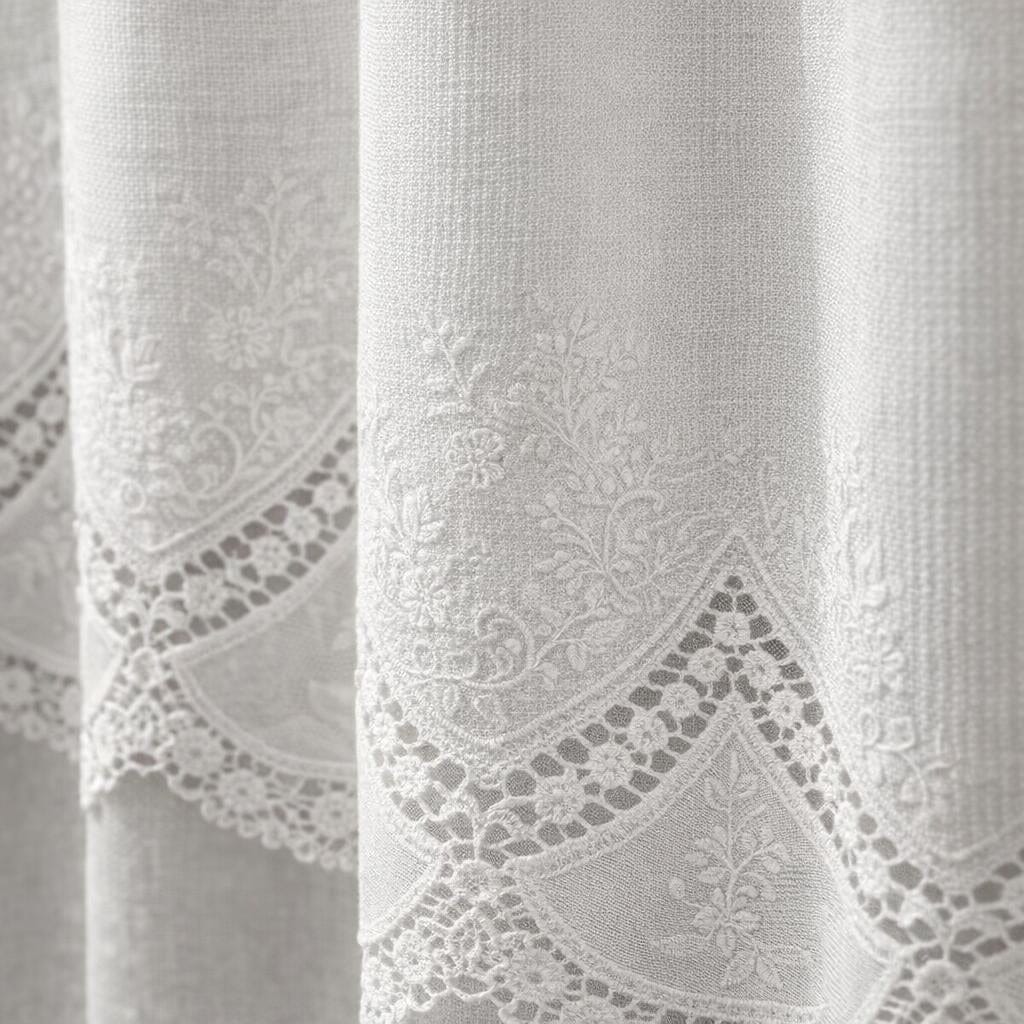 Rideau en gaze de coton