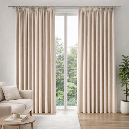 Rideau galon fronceur occultant