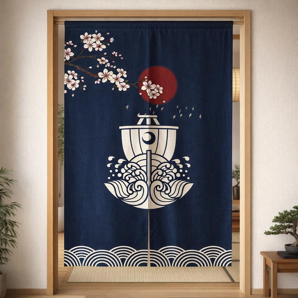 Rideau japonais design
