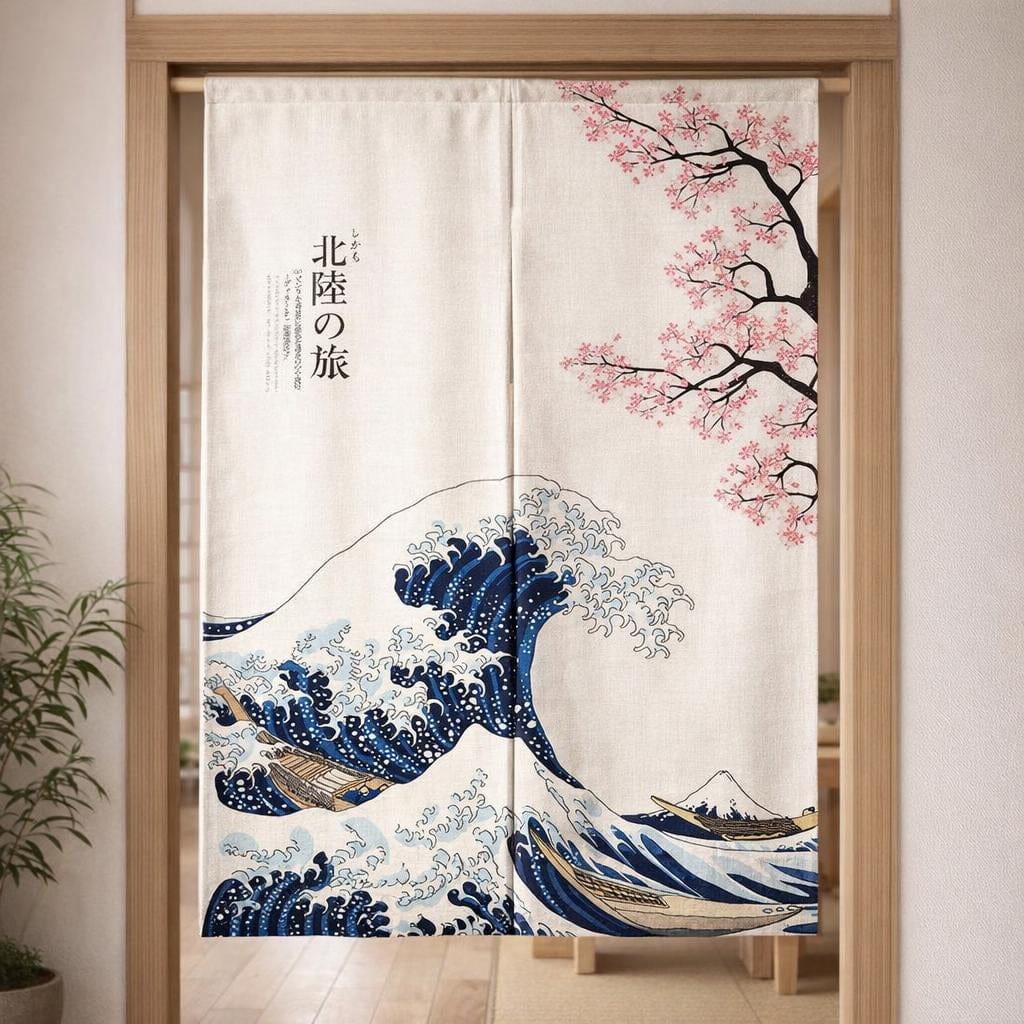 Rideau japonais noren