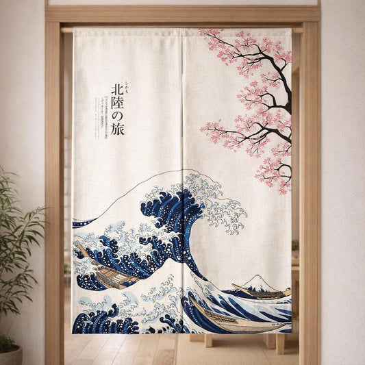 Rideau japonais noren