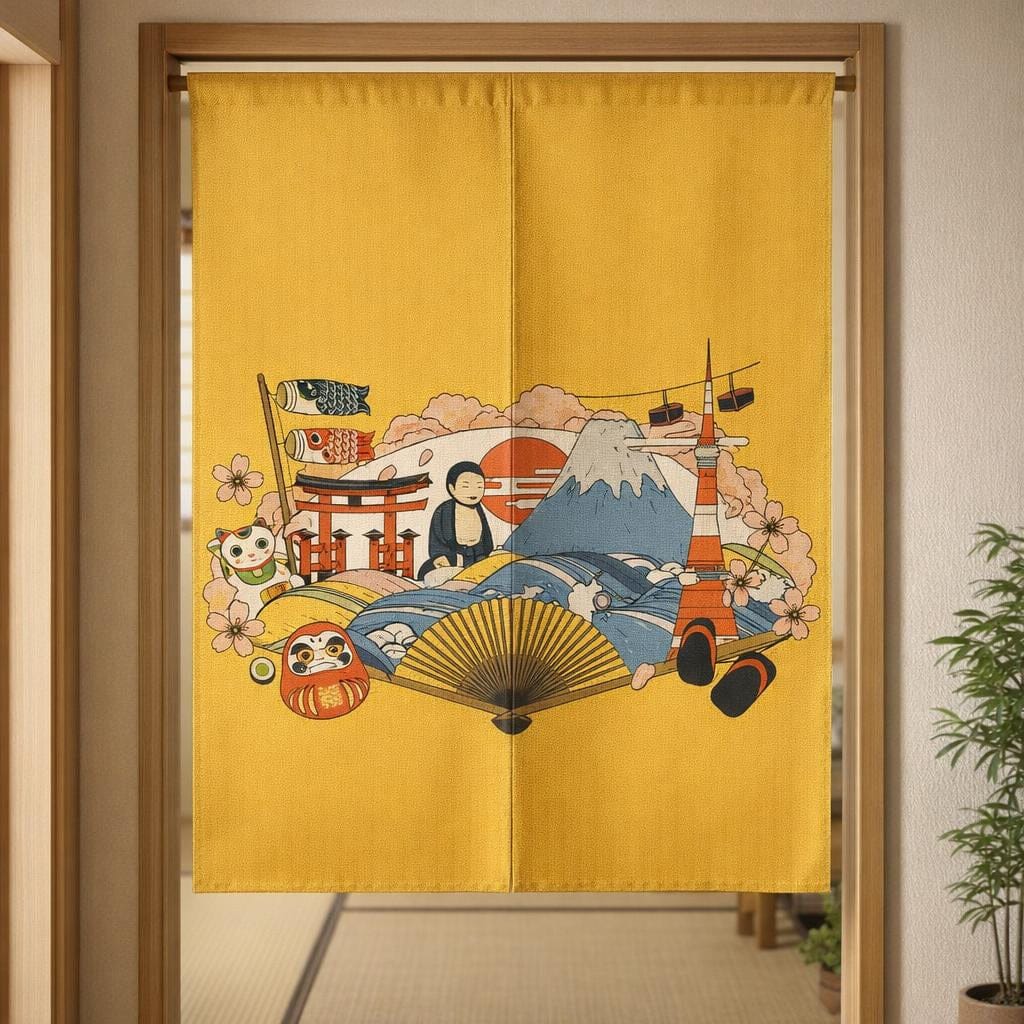 Rideau japonais placard