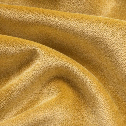 Rideau jaune moutarde velours