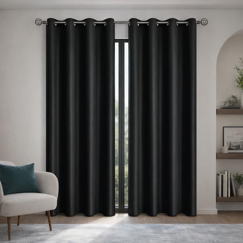 Rideau noir occultant