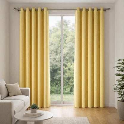 Rideau occultant jaune