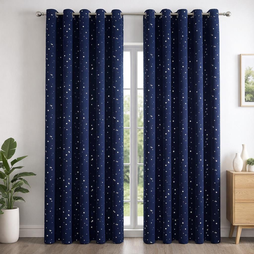 Rideau occultant motif