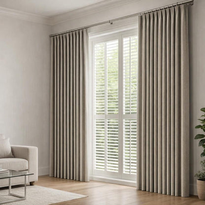 Rideau occultant taupe