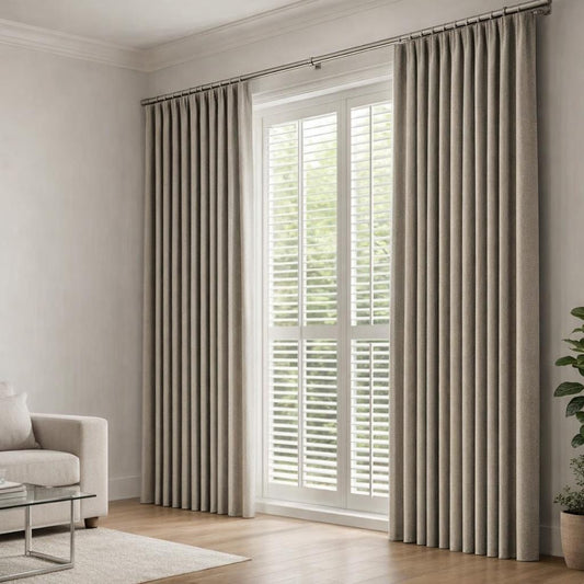 Rideau occultant taupe