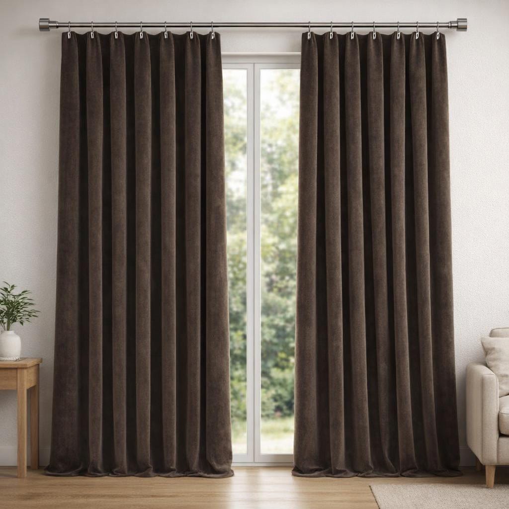 Rideau occultant velours