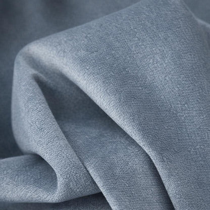 Rideau occultant velours bleu