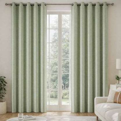 Rideau occultant vert sauge