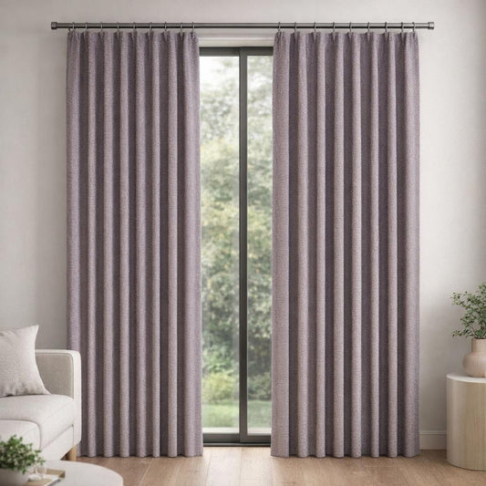 Rideau occultant violet