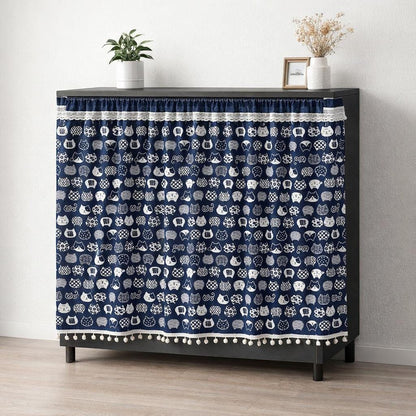 Rideau pour placard d'entrée