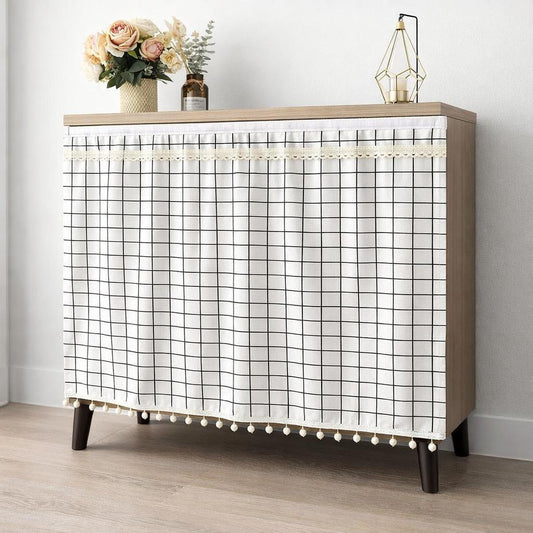 Rideau pour placard de salle de bain