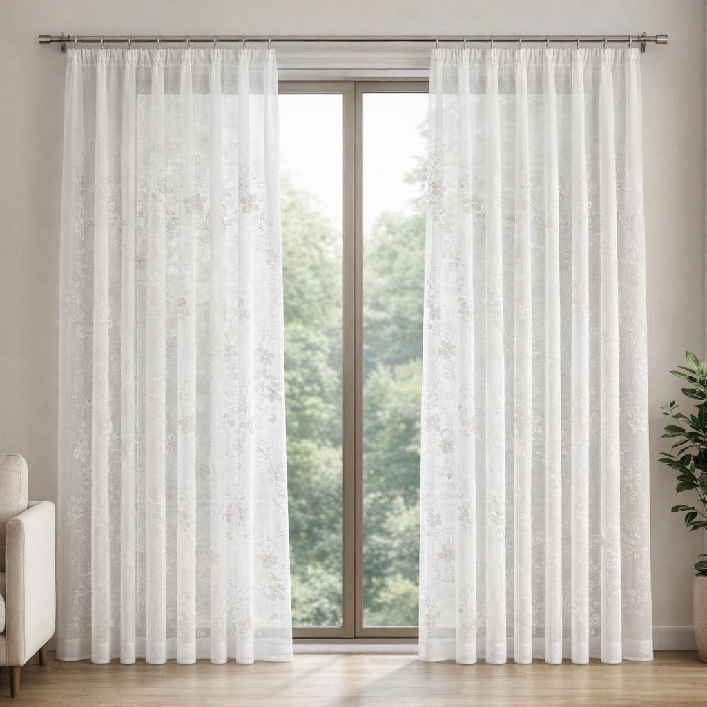 Rideau salon voilage