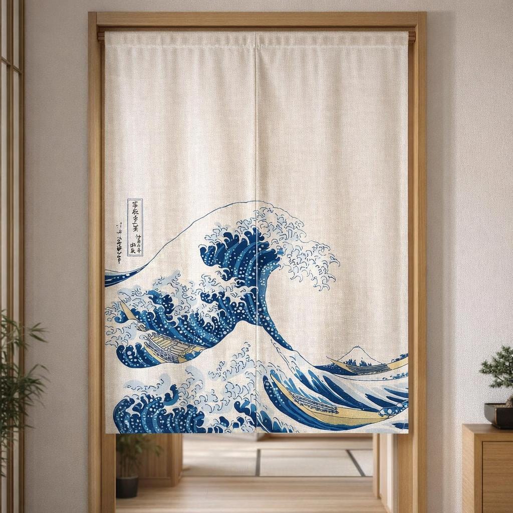 Rideau traditionnel japonais