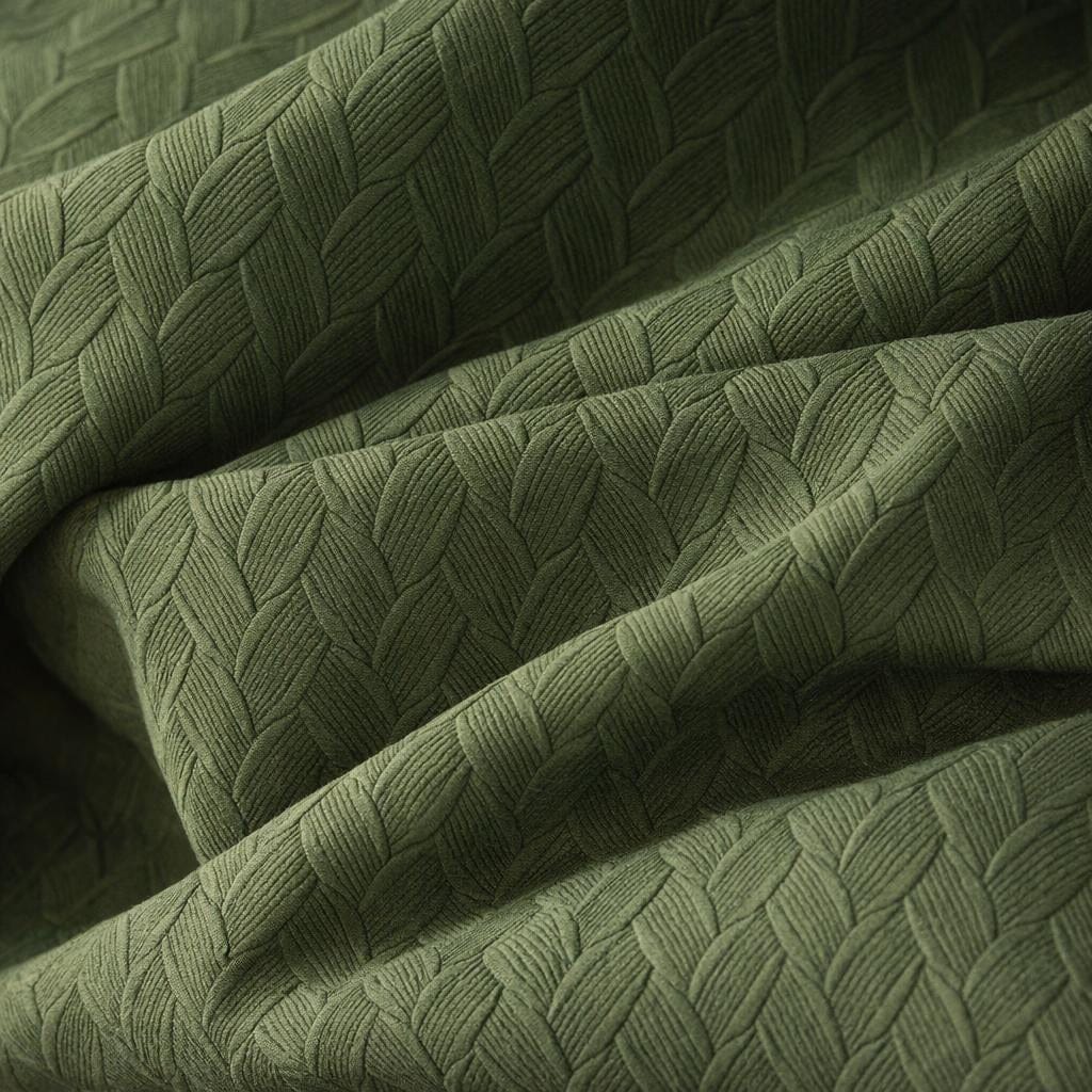 Rideau velour vert bouteille