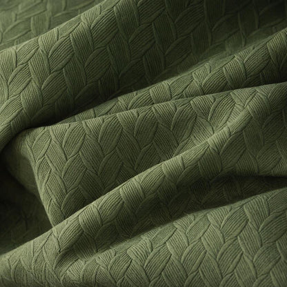 Rideau velour vert bouteille